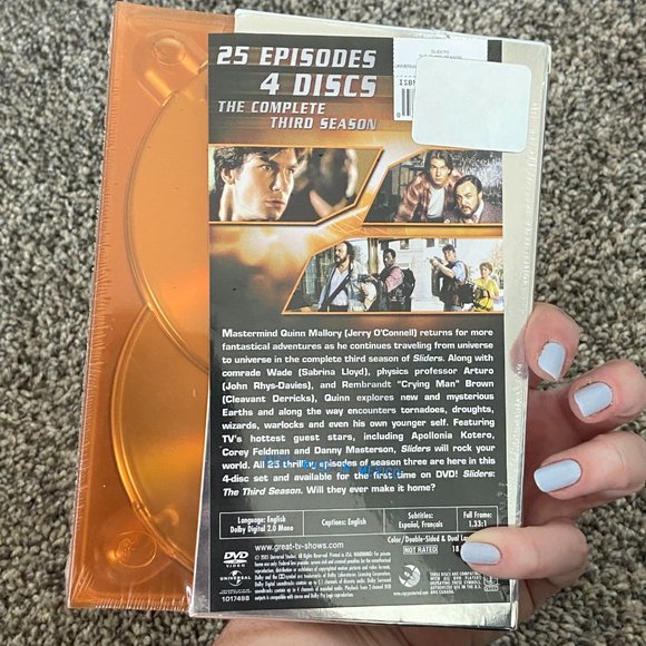 Sliders TV Show Season 3 SEALED NEW DVD Box Set - Picture 4 of 4